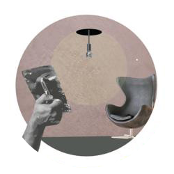 Applying TATTO lime-based paint to a wall with a trowel.