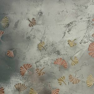 ginkgo-leaves-painting-on-wall